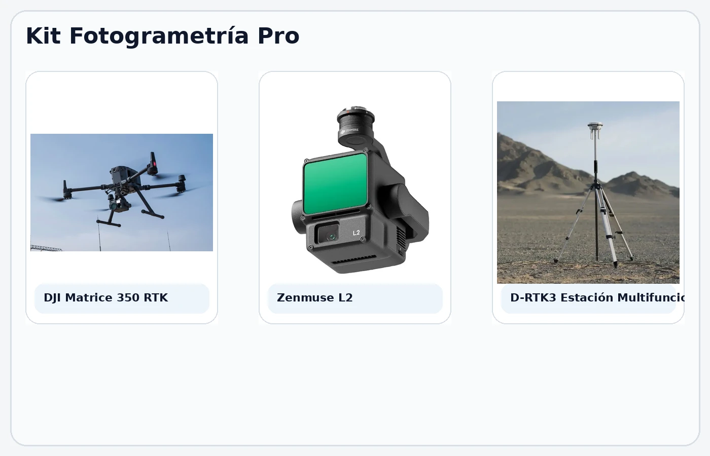 Kit Ingeniería / Fotogrametría